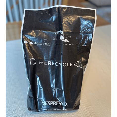 free nespresso recycling bag.